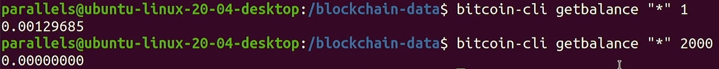 Confirmación de transacciones con bitcoin-cli