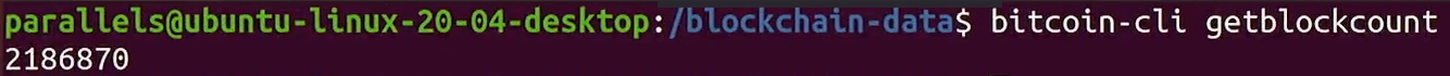 Altura de la cadena de la Blockchain de Bitcoin